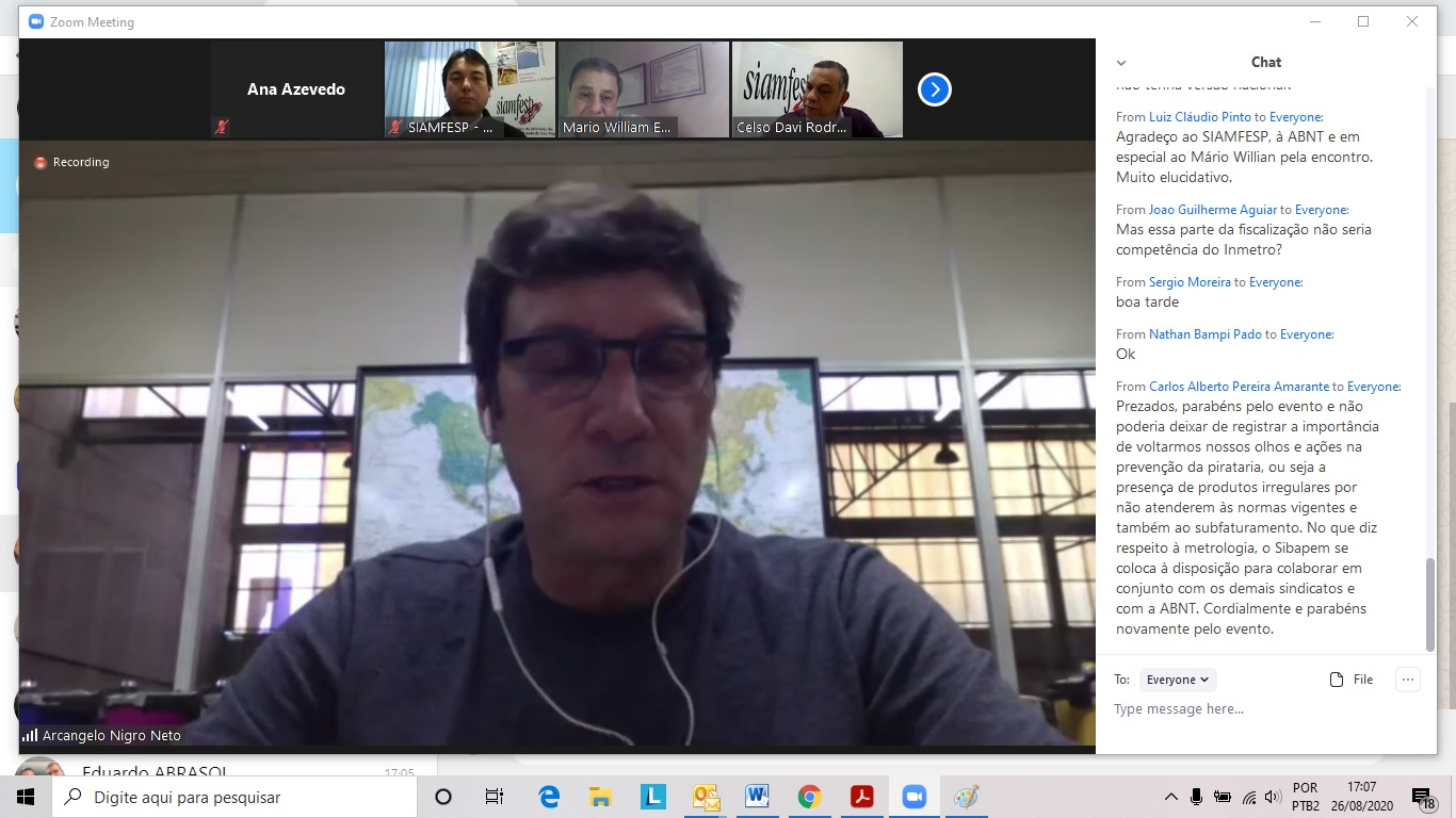 Siamfesp promove Webinar junto com ABNT
