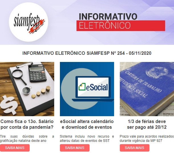 Informativo Eletrônico 254 - SIAMFESP (2)