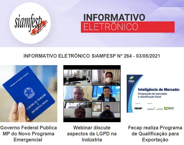 Informativo Eletrônico 264 - SIAMFESP
