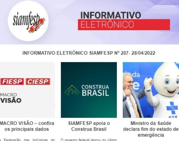 Informativo Eletrônico 288 - SIAMFESP      
