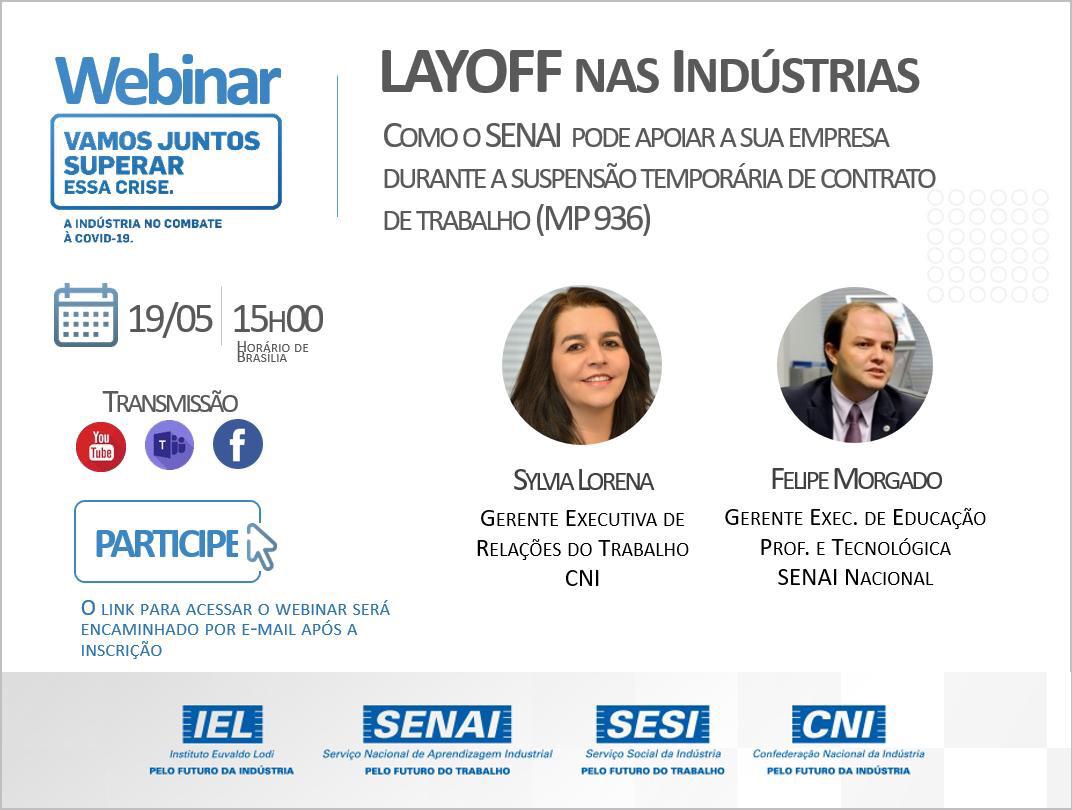 Webinar: Layoff nas indústrias