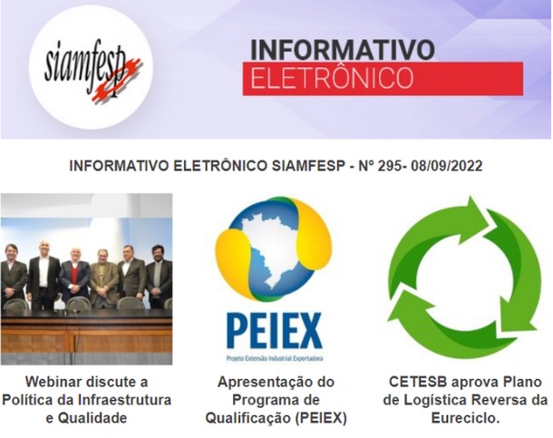 Informativo Eletrônico 295- SIAMFESP  