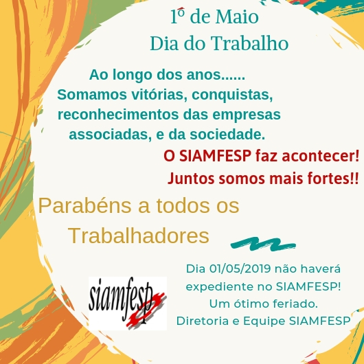 Dia do Trabalho – 1º de Maio
