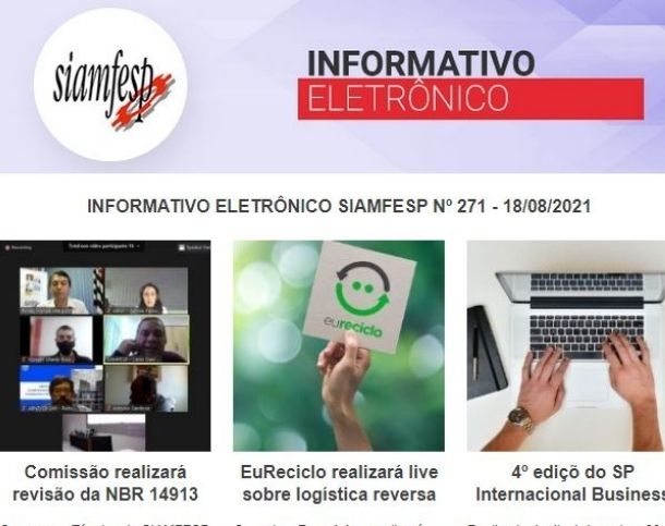 Informativo Eletrônico 271 - SIAMFESP    