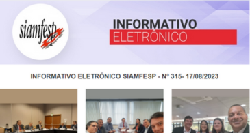 Informativo Eletrônico 315 - SIAMFESP      