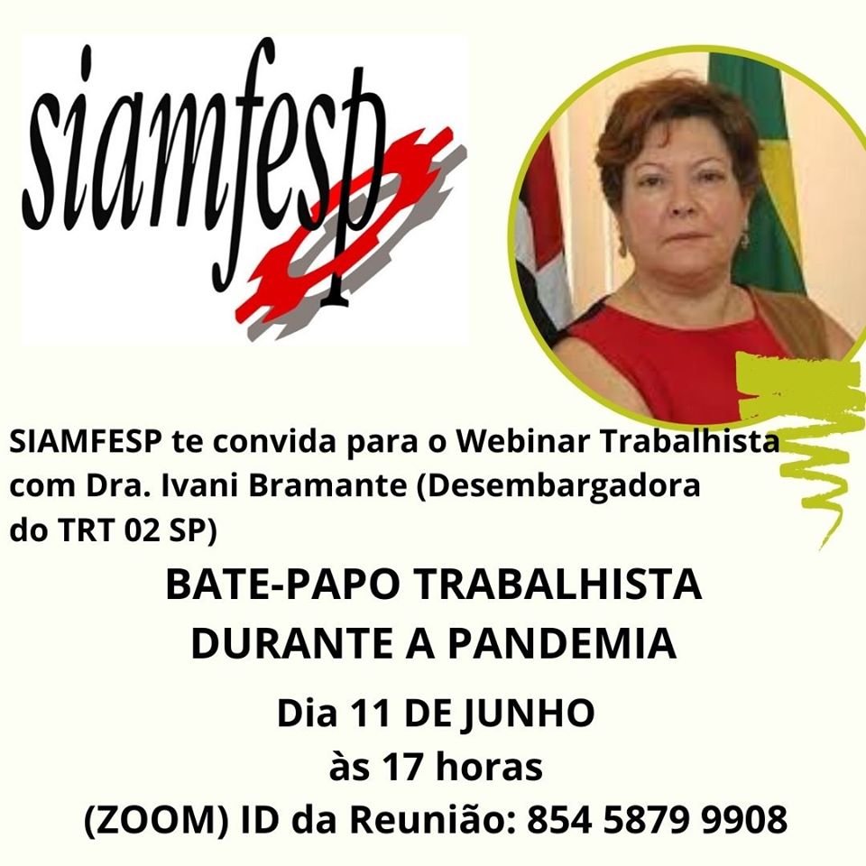 Webinar Trabalhista com Dra Ivani Bramante 