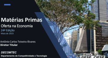 FIESP divulga 24ª edição do Relatório de Matérias Primas